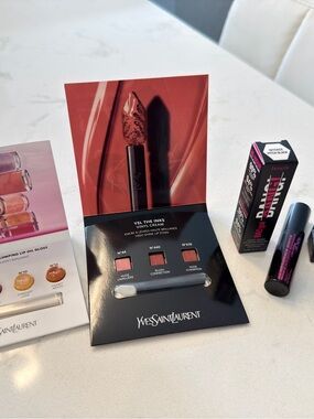 【Brand New】Makeup Bundle Deal Lip Samples + 2 Mascaras Only $15